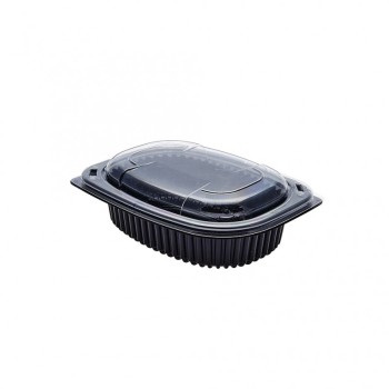 Vaschetta Cookipack nera cm 19x14x4,8 cc 600  - di plastica