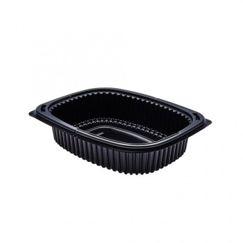 Vaschetta Cookipack nera cm 21,5x17x5 cc 1000  - di plastica