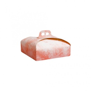 Scatola torta quadrata nuvola rosa cm 23x23  - Scatole Torta